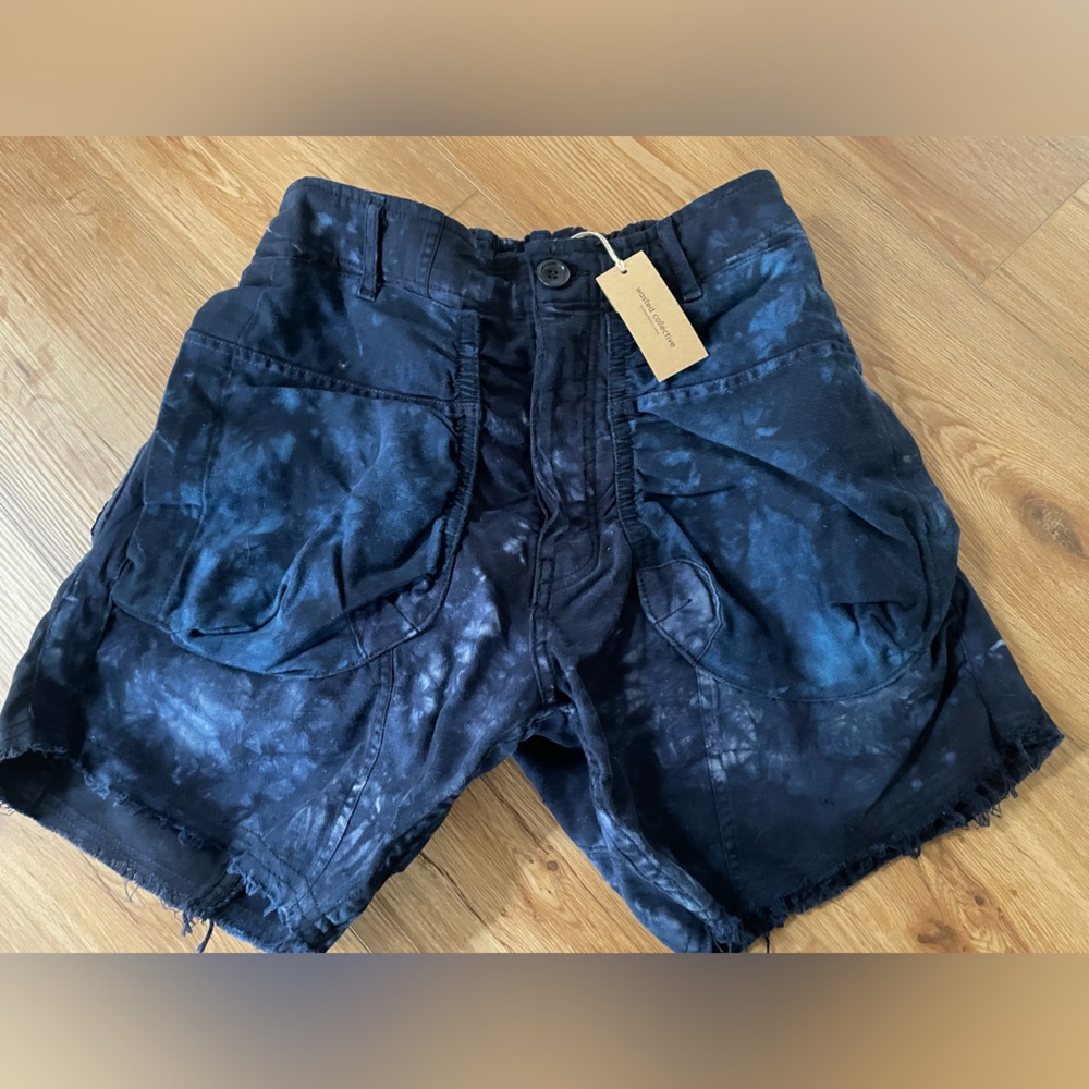 Wasted Collective NWT tie dye cargo shorts